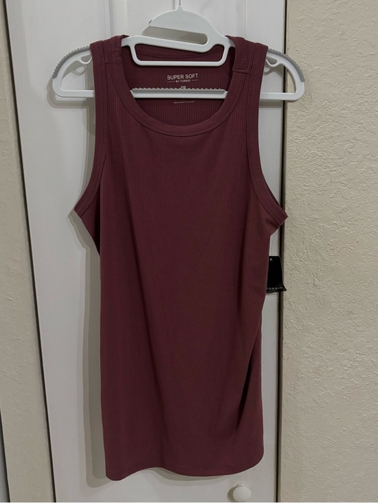 torrid Tops - Torrid Super Soft Ribbed High Neck Tank in Wild Ginger
